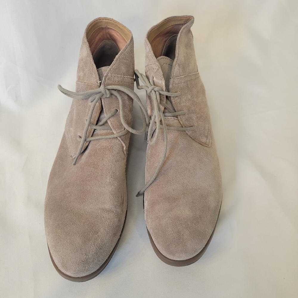 Franco Sarto Women's Size 10 Tan Suede Ankle Boots